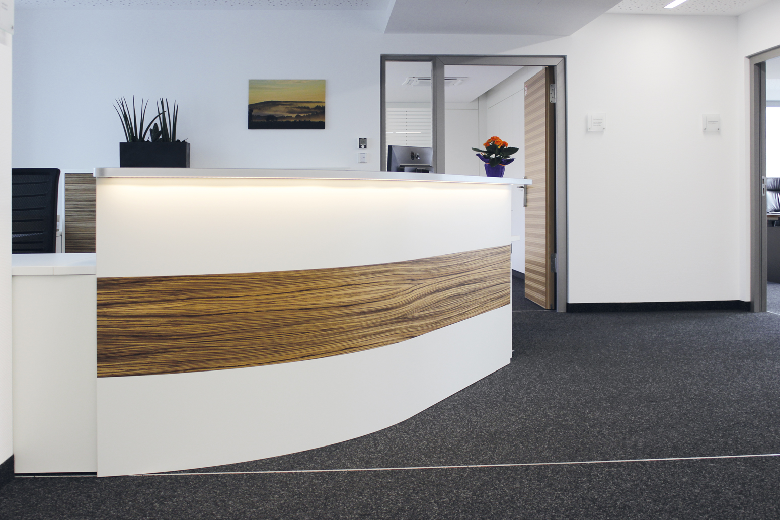 Empfangsbereich Vorstand.