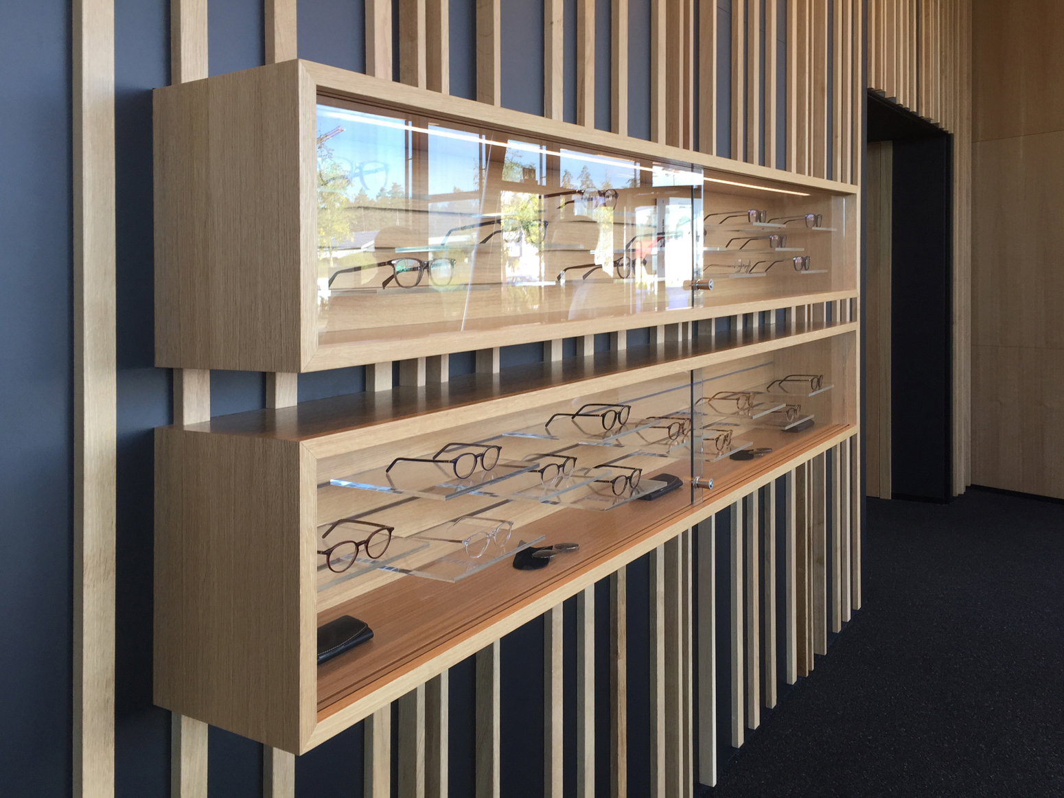 Exklusiver Rahmen für exklusive Brillen.