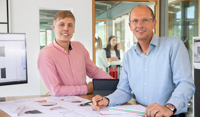 Ideen werden gemeinsam entwickelt.